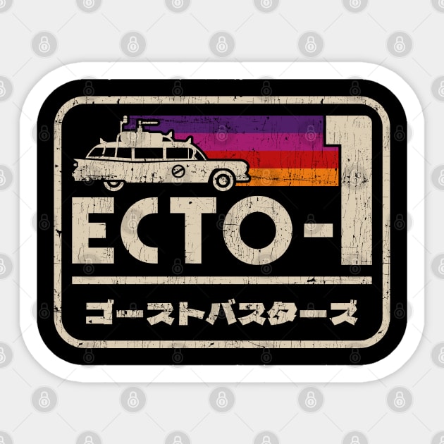 Ecto-1 Sticker by Sachpica